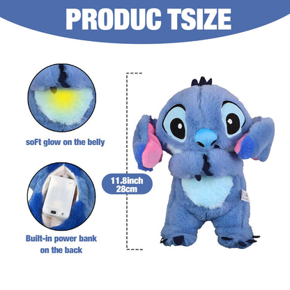 Breathing Glow Stitch Plush