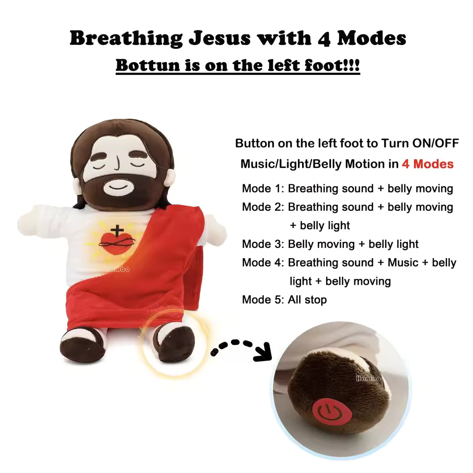 Breathing Glow Jesus Buddy