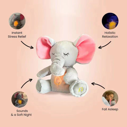 Breathing Glow Elephant Plush