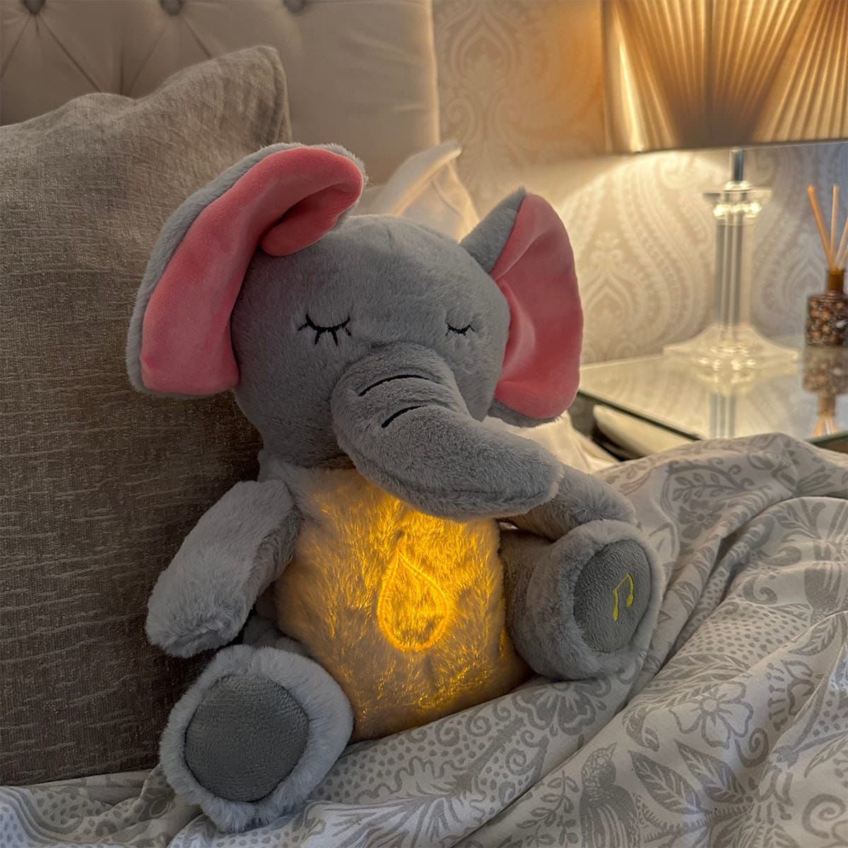 Breathing Glow Elephant Plush